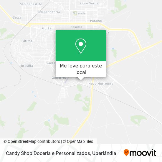Candy Shop Doceria e Personalizados mapa