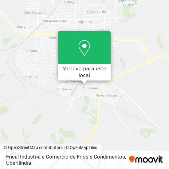Frical Industria e Comercio de Frios e Condimentos mapa