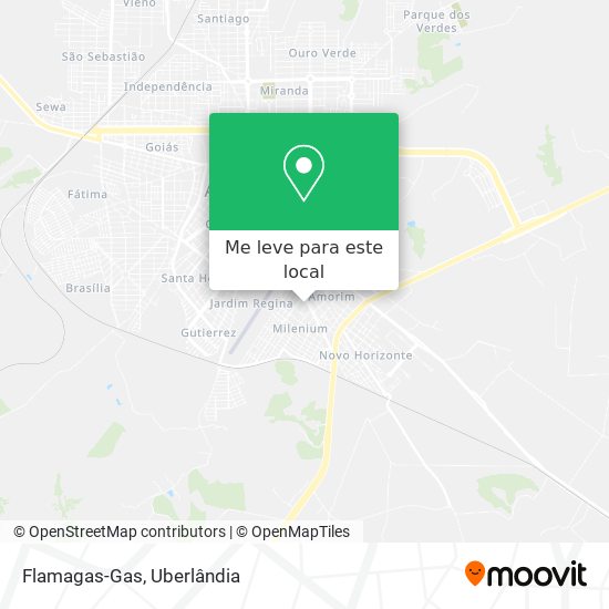 Flamagas-Gas mapa
