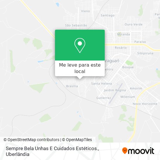 Sempre Bela Unhas E Cuidados Estéticos. mapa