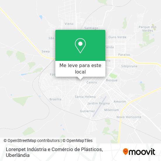 Lorenpet Indústria e Comércio de Plásticos mapa