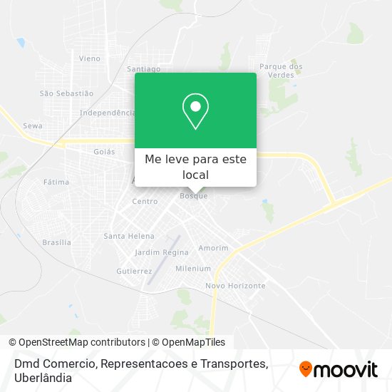 Dmd Comercio, Representacoes e Transportes mapa