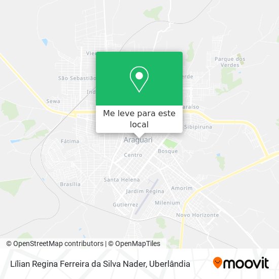 Lílian Regina Ferreira da Silva Nader mapa