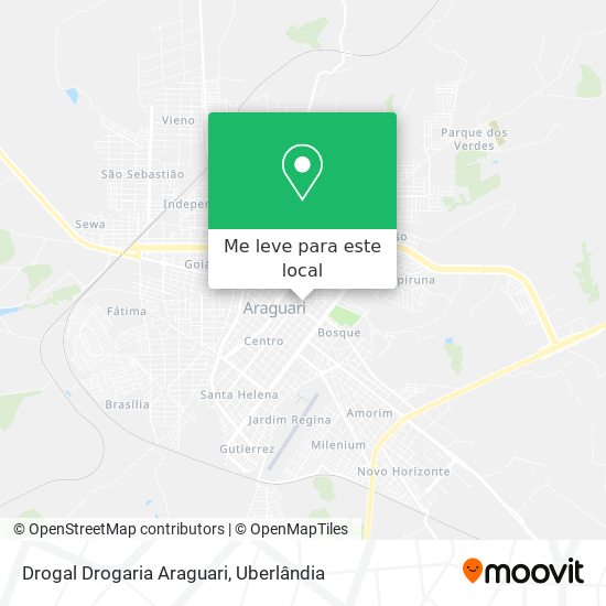 Drogal Drogaria Araguari mapa