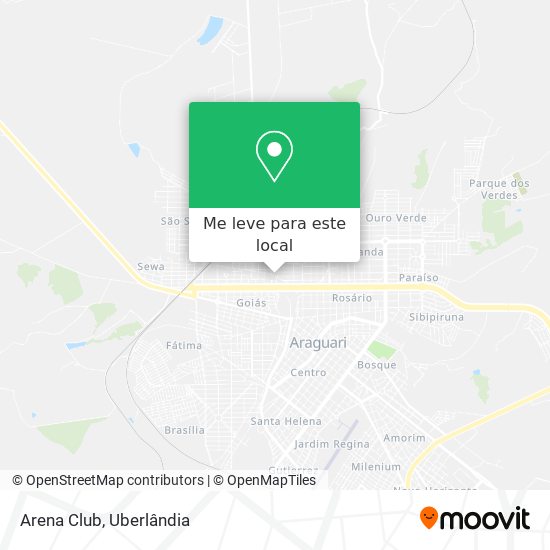 Arena Club mapa