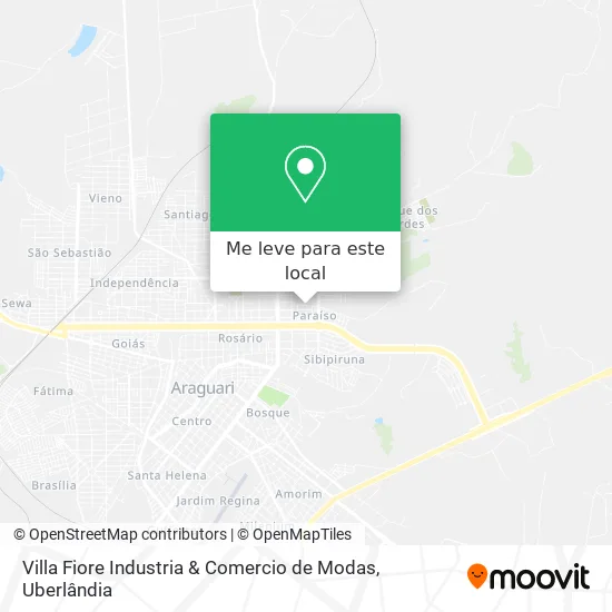 Villa Fiore Industria & Comercio de Modas mapa