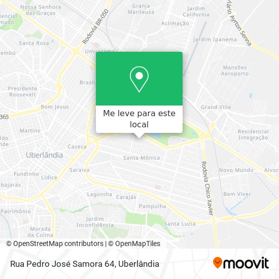 Rua Pedro José Samora 64 mapa