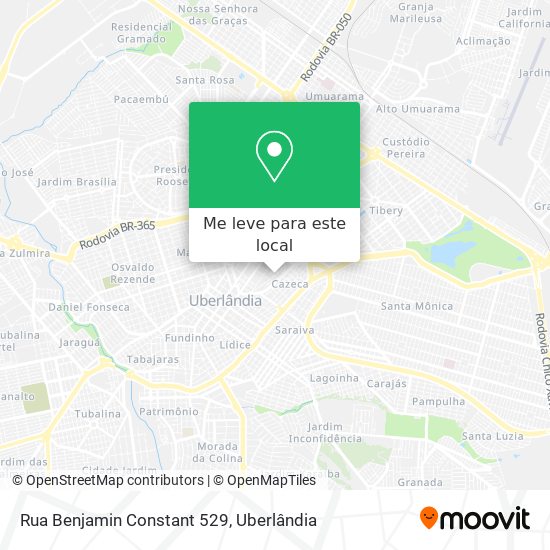 Rua Benjamin Constant 529 mapa