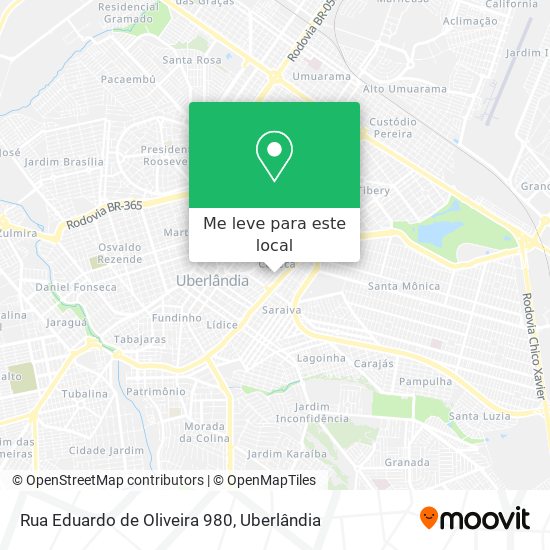 Rua Eduardo de Oliveira 980 mapa