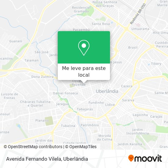 Avenida Fernando Vilela mapa