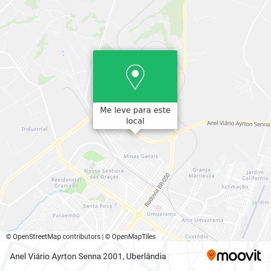Anel Viário Ayrton Senna 2001 mapa