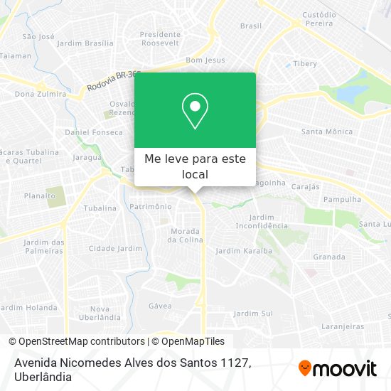 Avenida Nicomedes Alves dos Santos 1127 mapa