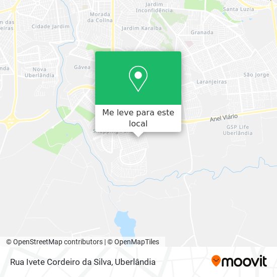 Rua Ivete Cordeiro da Silva mapa