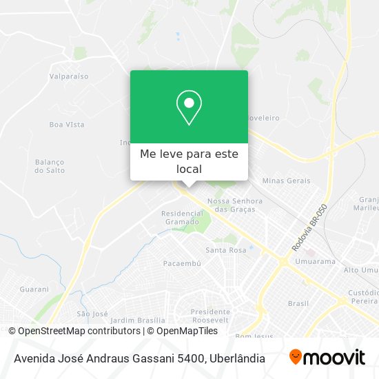 Avenida José Andraus Gassani 5400 mapa