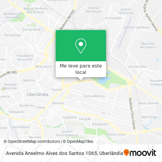 Avenida Anselmo Alves dos Santos 1065 mapa
