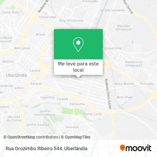 Rua Orozimbo Ribeiro 544 mapa