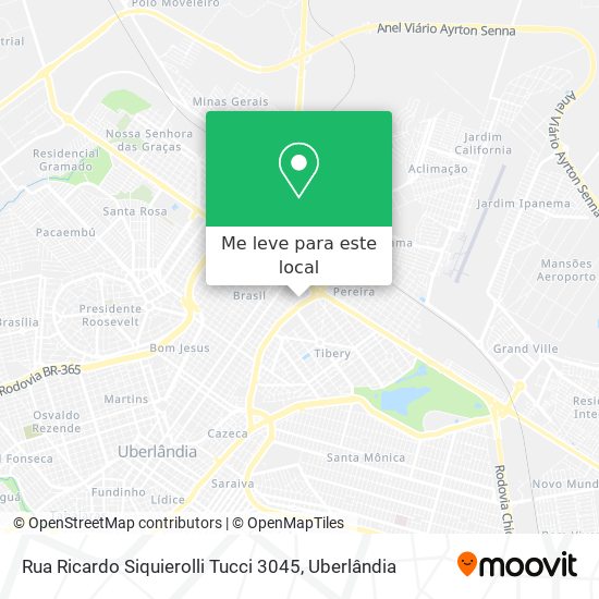 Rua Ricardo Siquierolli Tucci 3045 mapa