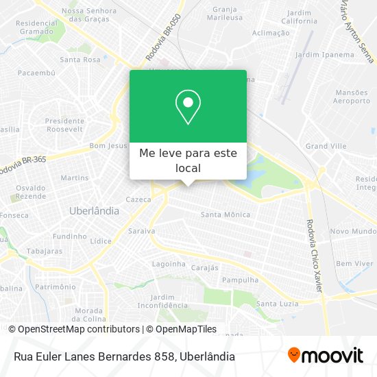 Rua Euler Lanes Bernardes 858 mapa