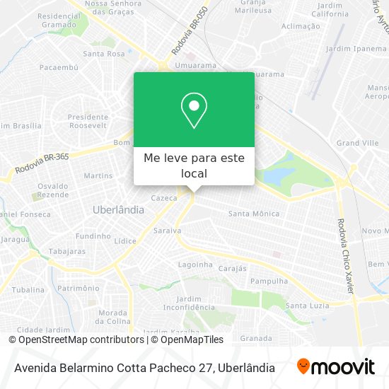 Avenida Belarmino Cotta Pacheco 27 mapa