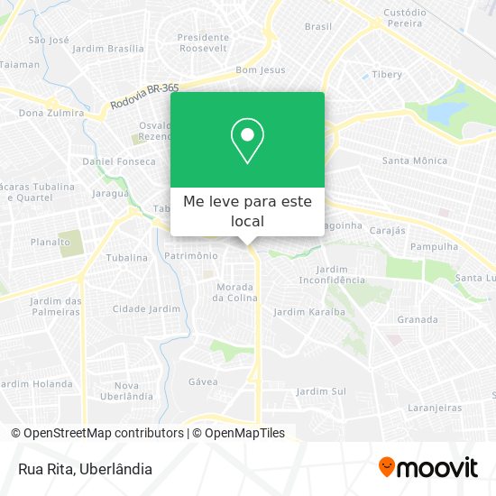 Rua Rita mapa