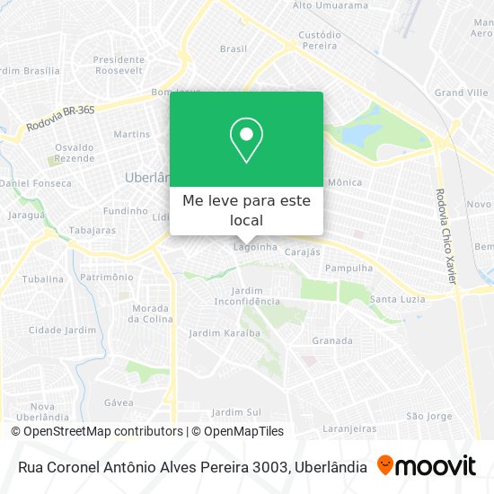 Rua Coronel Antônio Alves Pereira 3003 mapa