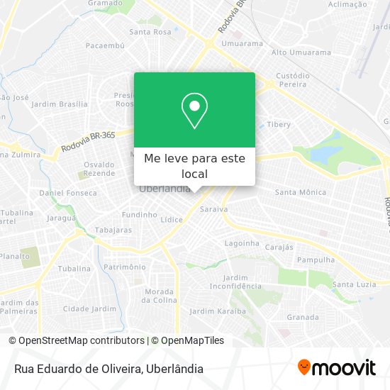 Rua Eduardo de Oliveira mapa