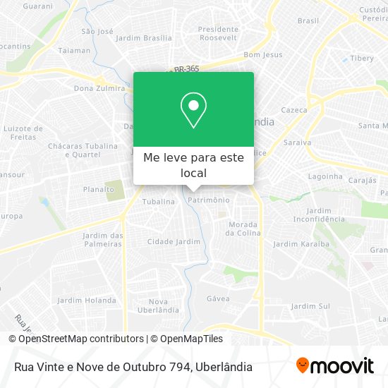 Rua Vinte e Nove de Outubro 794 mapa