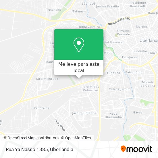 Rua Yá Nasso 1385 mapa