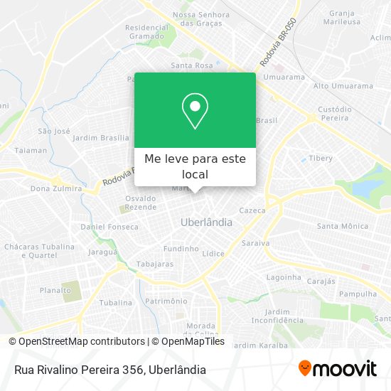 Rua Rivalino Pereira 356 mapa
