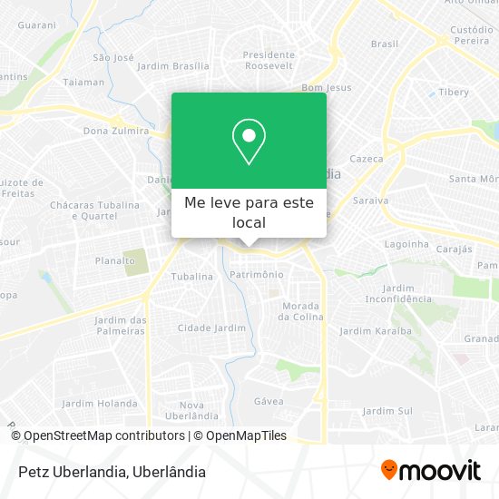 Petz Uberlandia mapa