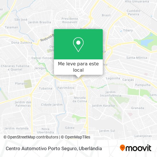 Centro Automotivo Porto Seguro mapa
