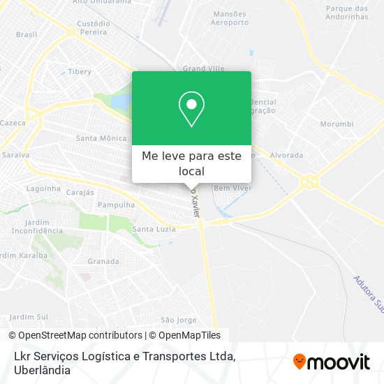 Lkr Serviços Logística e Transportes Ltda mapa