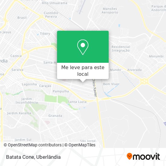 Batata Cone mapa
