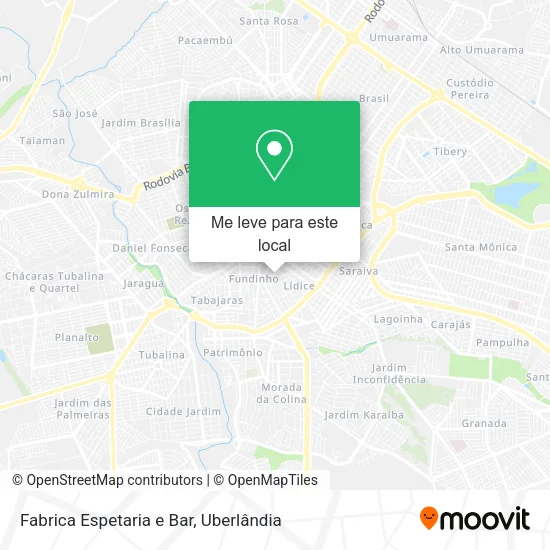 Fabrica Espetaria e Bar mapa