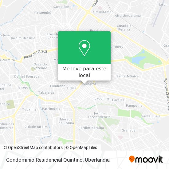 Condominio Residencial Quintino mapa