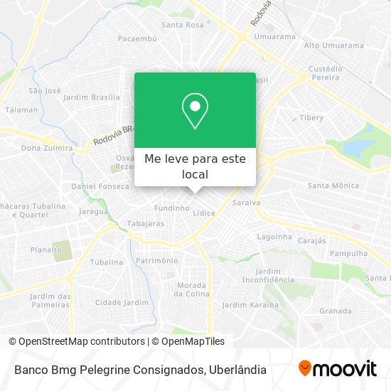 Banco Bmg Pelegrine Consignados mapa