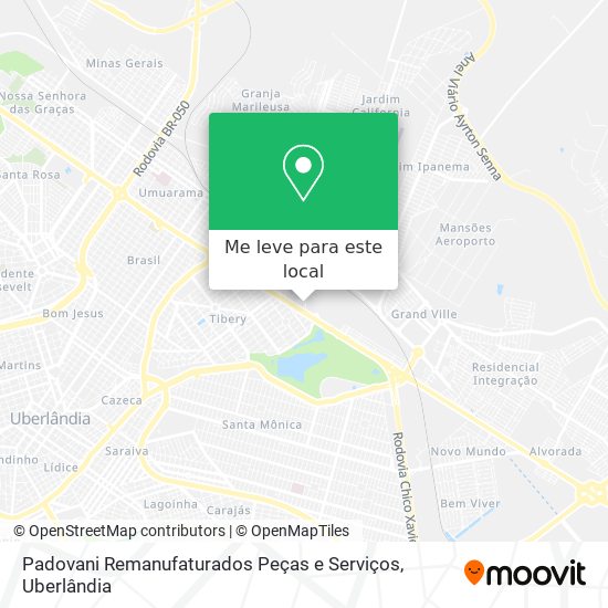 Padovani Remanufaturados Peças e Serviços mapa