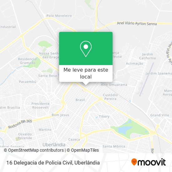 16 Delegacia de Policia Civil mapa