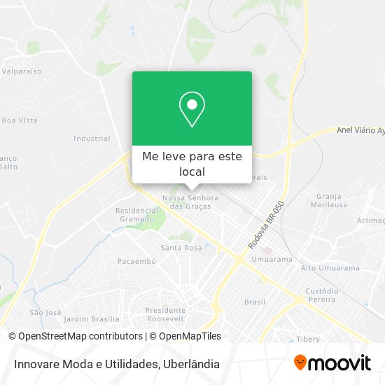 Innovare Moda e Utilidades mapa