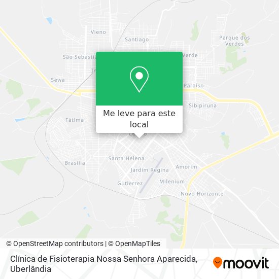 Clínica de Fisioterapia Nossa Senhora Aparecida mapa