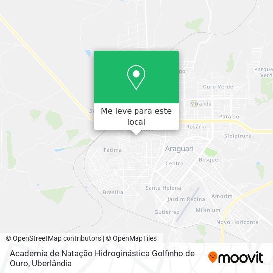 Academia de Natação Hidroginástica Golfinho de Ouro mapa