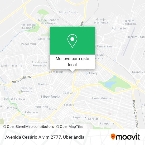 Avenida Cesário Alvim 2777 mapa