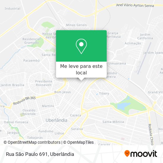 Rua São Paulo 691 mapa