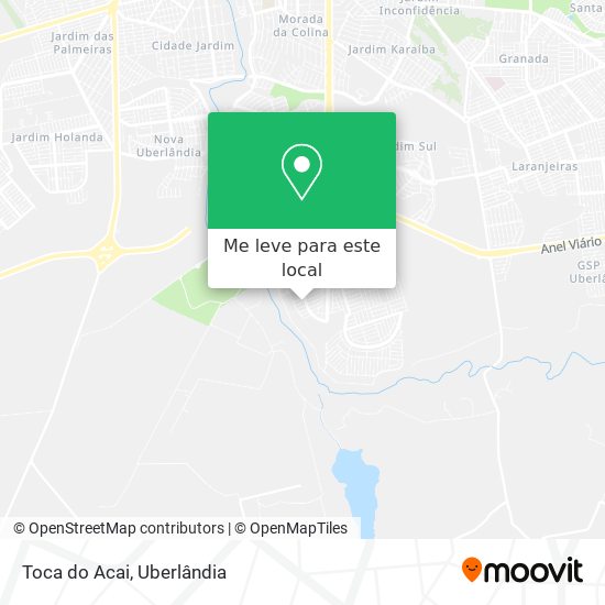 Toca do Acai mapa