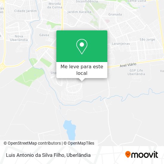 Luis Antonio da Silva Filho mapa