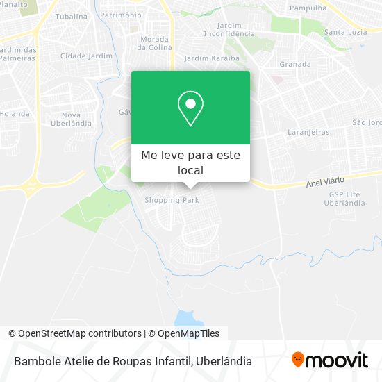 Bambole Atelie de Roupas Infantil mapa