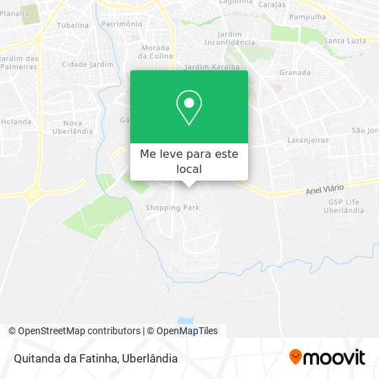 Quitanda da Fatinha mapa