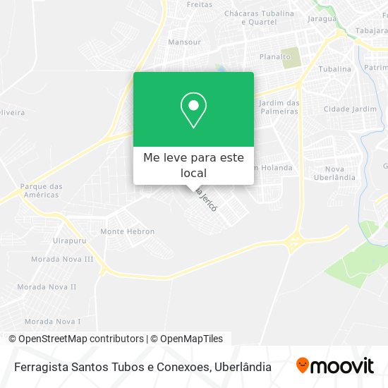 Ferragista Santos Tubos e Conexoes mapa