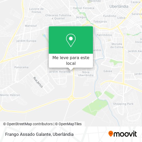 Frango Assado Galante mapa