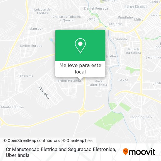 Cr Manutencao Eletrica and Seguracao Eletronica mapa